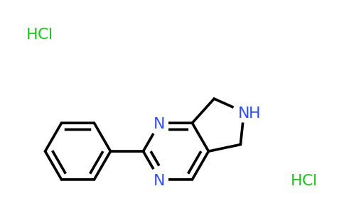 1380571-58-3 | 2-Phenyl-6,7-dihydro-5H-pyrrolo[3,4-d]pyrimidine dihydrochloride
