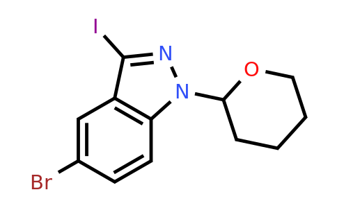 1380917-35-0 | 5-Bromo-3-iodo-1-(tetrahydro-2H-pyran-2-yl)-1H-indazole