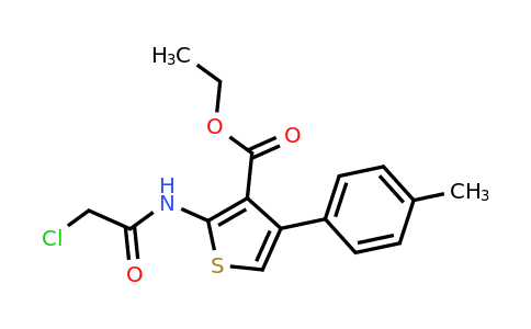 138098-81-4 | Ethyl 2-(2-chloroacetamido)-4-(p-tolyl)thiophene-3-carboxylate