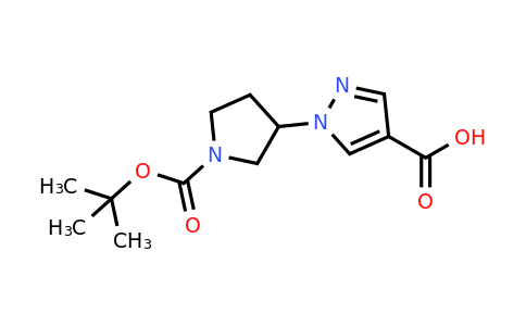 1-(1-(Tert-butoxycarbonyl)pyrrolidin-3-yl)-1h-pyrazole-4-carboxylic acid