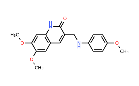 1381260-70-3 | 6,7-Dimethoxy-3-(((4-methoxyphenyl)amino)methyl)quinolin-2(1H)-one
