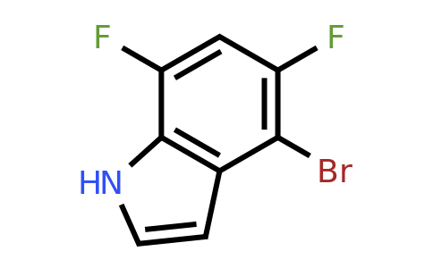 1381878-59-6 | 4-Bromo-5,7-difluoro-1H-indole