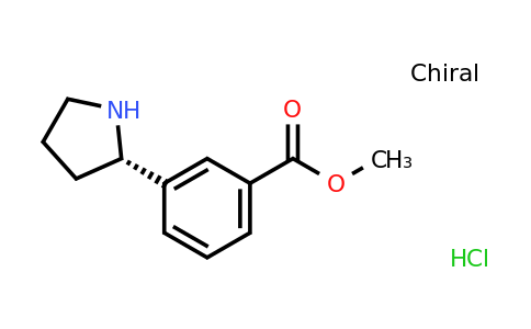 (S)-Methyl 3-(pyrrolidin-2-yl)benzoate hydrochloride