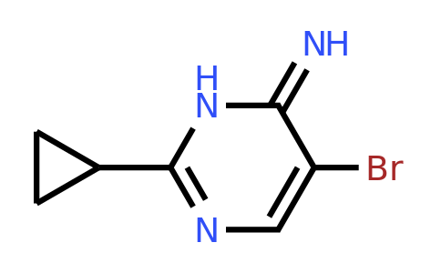 1381936-37-3 | 5-Bromo-2-cyclopropylpyrimidin-4(3h)-imine