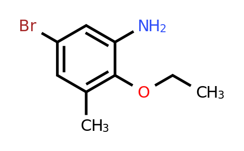 1381944-55-3 | 5-Bromo-2-ethoxy-3-methylaniline