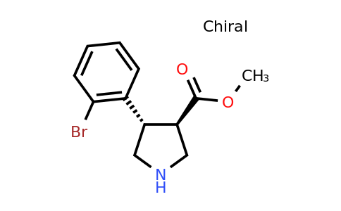 1381947-46-1 | rel-(3R,4S)-Methyl 4-(2-bromophenyl)pyrrolidine-3-carboxylate