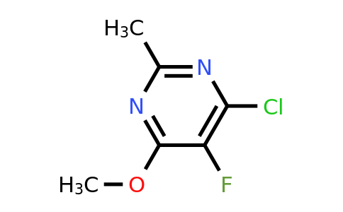 1383976-40-6 | 4-Chloro-5-fluoro-6-methoxy-2-methylpyrimidine