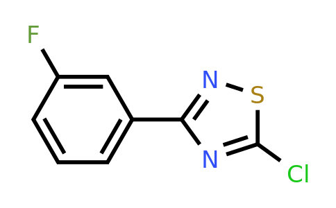 138426-26-3 | 5-Chloro-3-(3-fluorophenyl)-1,2,4-thiadiazole