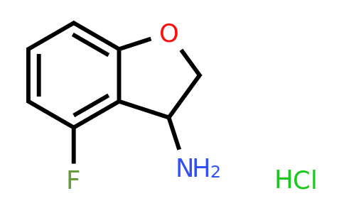 1384265-54-6 | 4-Fluoro-2,3-dihydro-1-benzofuran-3-amine hydrochloride