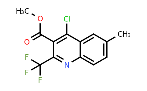 Methyl 4-chloro-6-methyl-2-(trifluoromethyl)quinoline-3-carboxylate