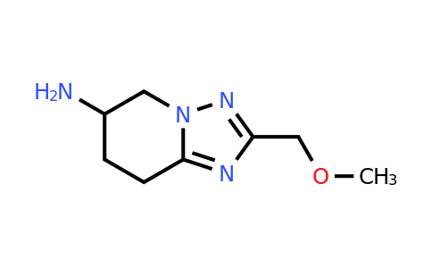 1384427-82-0 | 2-(Methoxymethyl)-5H,6H,7H,8H-[1,2,4]triazolo[1,5-a]pyridin-6-amine