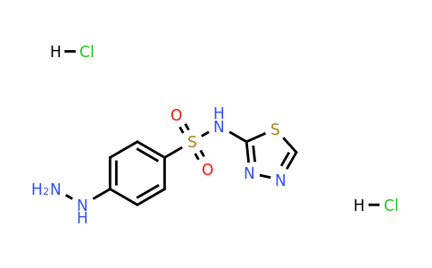 1384428-78-7 | 4-Hydrazinyl-n-(1,3,4-thiadiazol-2-yl)benzene-1-sulfonamide dihydrochloride