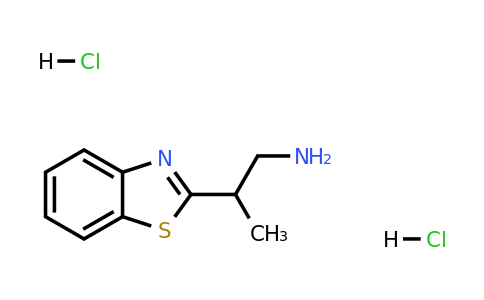 1384430-37-8 | 2-(1,3-Benzothiazol-2-yl)propan-1-amine dihydrochloride
