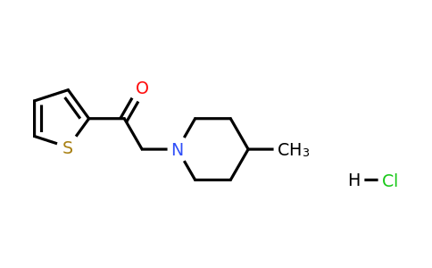 1384430-55-0 | 2-(4-methyl-1-piperidinyl)-1-(2-thienyl)-Ethanone, hydrochloride (1:1)