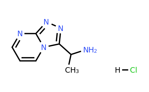 1384430-77-6 | 1-{[1,2,4]triazolo[4,3-a]pyrimidin-3-yl}ethan-1-amine hydrochloride