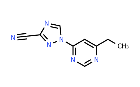 1384603-52-4 | 1-(6-Ethylpyrimidin-4-yl)-1h-1,2,4-triazole-3-carbonitrile