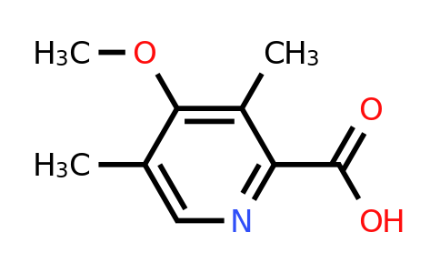 138569-60-5 | 4-Methoxy-3,5-dimethylpyridine-2-carboxylic acid