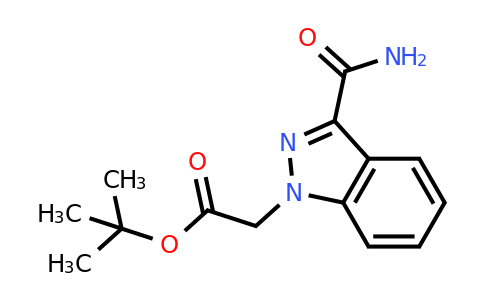 1386457-63-1 | tert-Butyl 2-(3-carbamoyl-1H-indazol-1-yl)acetate