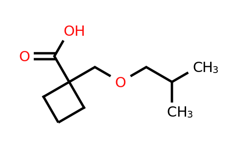 1387557-42-7 | 1-[(2-methylpropoxy)methyl]cyclobutane-1-carboxylic acid