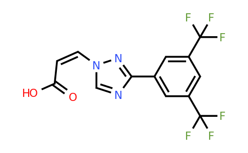 1388842-44-1 | (2Z)-3-[3-[3,5-Bis(trifluoromethyl)phenyl]-1H-1,2,4-triazol-1-yl]-2-propenoic acid