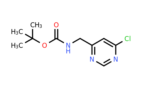 1389264-32-7 | tert-Butyl N-[(6-chloropyrimidin-4-yl)methyl]carbamate
