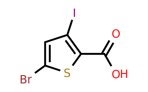 1389315-17-6 | 5-Bromo-3-iodothiophene-2-carboxylic acid