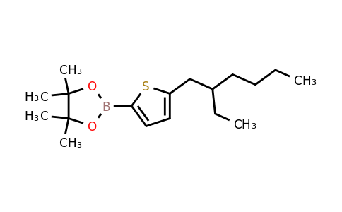 1390584-88-9 | 2-(5-(2-Ethylhexyl)thiophen-2-yl)-4,4,5,5-tetramethyl-1,3,2-dioxaborolane