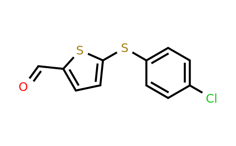 139120-69-7 | 5-((4-Chlorophenyl)thio)thiophene-2-carbaldehyde