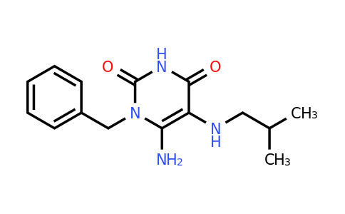 139146-72-8 | 6-Amino-1-benzyl-5-[(2-methylpropyl)amino]-1,2,3,4-tetrahydropyrimidine-2,4-dione