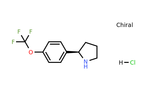 1391490-20-2 | (R)-2-(4-(Trifluoromethoxy)phenyl)pyrrolidine hydrochloride