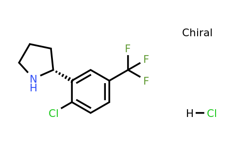 (R)-2-(2-Chloro-5-(trifluoromethyl)phenyl)pyrrolidine hydrochloride