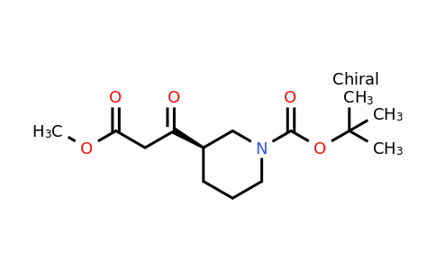1391734-56-7 | tert-Butyl (R)-3-(3-methoxy-3-oxopropanoyl)piperidine-1-carboxylate