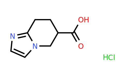 139183-99-6 | 5H,6H,7H,8H-Imidazo[1,2-a]pyridine-6-carboxylic acid hydrochloride