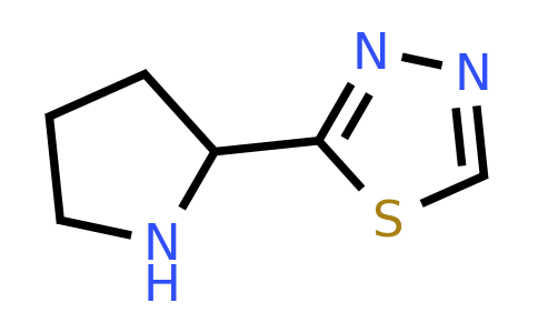 1392213-60-3 | 2-(Pyrrolidin-2-yl)-1,3,4-thiadiazole