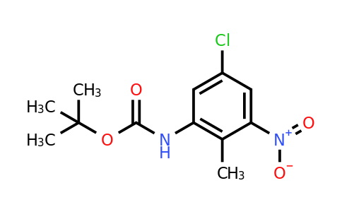 1392273-30-1 | tert-Butyl (5-chloro-2-methyl-3-nitrophenyl)carbamate