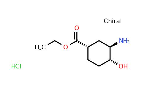 Ethyl (1S,3R,4R)-3-amino-4-hydroxycyclohexane-1-carboxylate hydrochloride