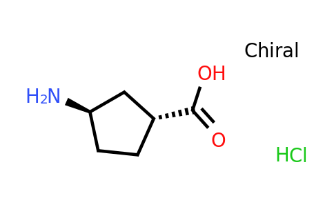 1392803-15-4 | trans-3-Aminocyclopentane-1-carboxylic acid hydrochloride