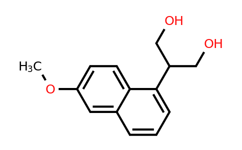 2-(6-Methoxynaphthalen-1-yl)propane-1,3-diol