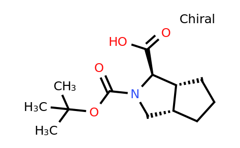 (3R,3aR,6aS)-2-tert-butoxycarbonyl-3,3a,4,5,6,6a-hexahydro-1H-cyclopenta[c]pyrrole-3-carboxylic acid