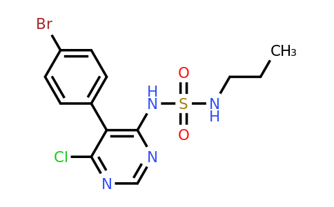1393813-42-7 | N-[5-(4-Bromophenyl)-6-chloro-4-pyrimidinyl]-N'-propylsulfamide