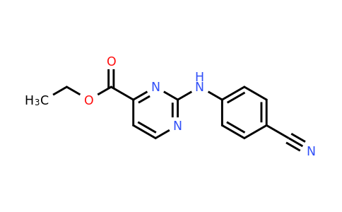 1393845-81-2 | Ethyl 2-((4-cyanophenyl)amino)pyrimidine-4-carboxylate