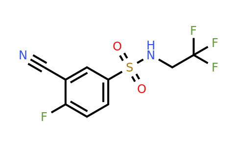 1394040-52-8 | 3-Cyano-4-fluoro-n-(2,2,2-trifluoroethyl)benzene-1-sulfonamide