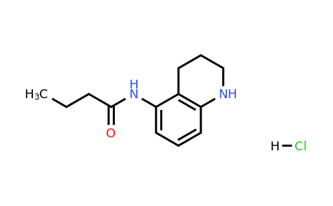n-(1,2,3,4-Tetrahydroquinolin-5-yl)butanamide hydrochloride