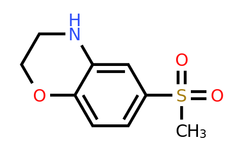 1394040-65-3 | 6-Methanesulfonyl-3,4-dihydro-2h-1,4-benzoxazine
