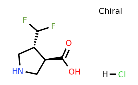 1394040-69-7 | Rac-(3r,4r)-4-(difluoromethyl)pyrrolidine-3-carboxylic acid hydrochloride, trans