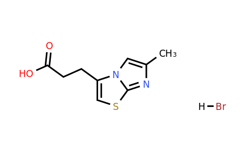 1394040-73-3 | 3-{6-methylimidazo[2,1-b][1,3]thiazol-3-yl}propanoic acid hydrobromide