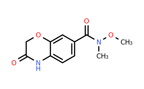 1394041-17-8 | n-Methoxy-n-methyl-3-oxo-3,4-dihydro-2h-1,4-benzoxazine-7-carboxamide