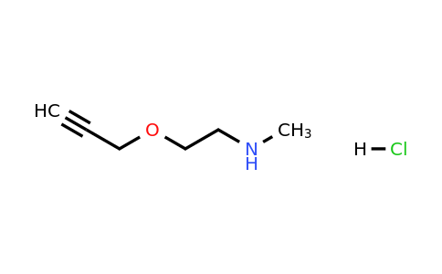 Methyl[2-(prop-2-yn-1-yloxy)ethyl]amine hydrochloride