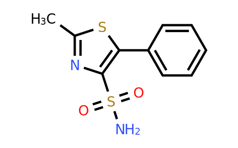 2-Methyl-5-phenyl-1,3-thiazole-4-sulfonamide