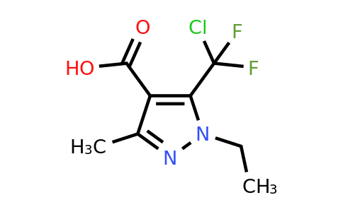 1394042-14-8 | 5-(Chlorodifluoromethyl)-1-ethyl-3-methyl-1H-pyrazole-4-carboxylic acid
